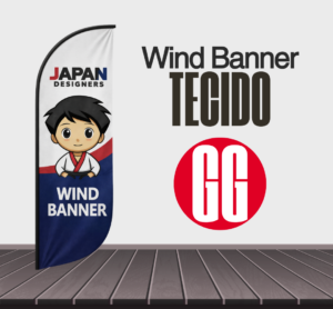Tecido Wind Banner Refil Japan Designers