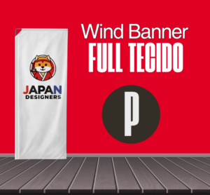 Wind Banner Full só Tecido
