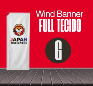 Wind Banner Full só Tecido