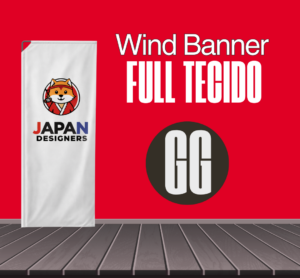 Wind Banner Full só Tecido