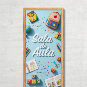 Capa de Para Para Portas Personalizada Escola