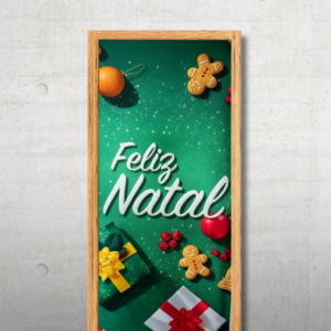 Capa de Para Para Portas Personalizada Natal