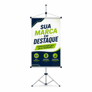 Banner Lona tripé